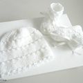 tricot laine bb fait main, bebe tricot, layette, modele, fait main