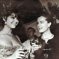 Romy Schneider et Claudia Cardinale en 1962