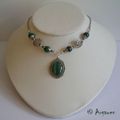 Collier malachite