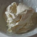 "Glace à la mascarpone"