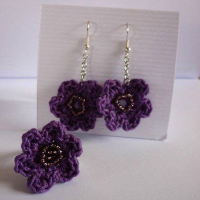 Parure au crochet