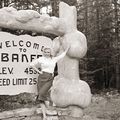 Août 1953 Canada Marilyn visite le National Park