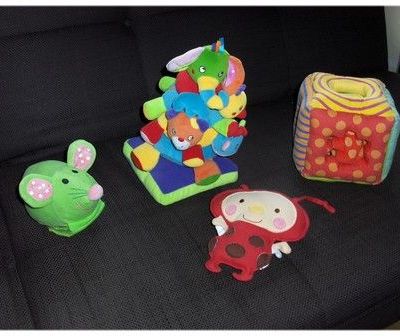 Jeux et doudou en tissu 1er âge