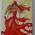 DANSEUSE EN ROUGE 