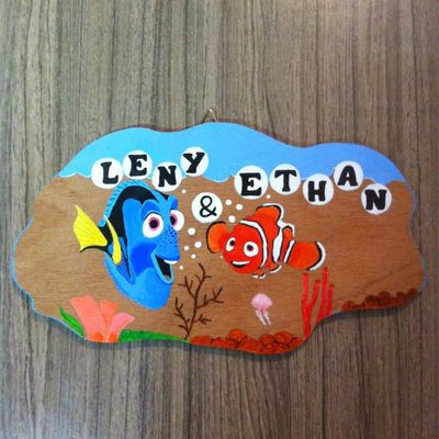 Plaque de porte nemo 