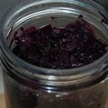 Chou rouge lactofermenté