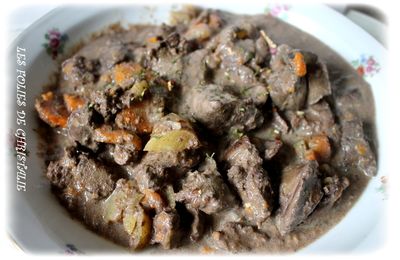 Foies de volaille à la moutarde et à la crème ( Cookéo )