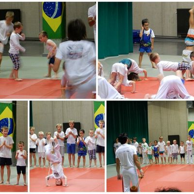 Le 17 juillet, fin du stage de capoeira