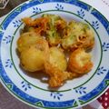 TEMPURAS ou beignets de crevettes et autres légumes