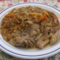 Tajine d'agneau aux lentilles épicées