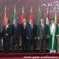 Arab leaders pose for a group photo on the 21st Arab Summit 