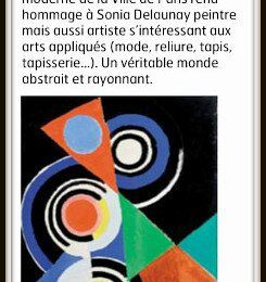 Sonia DELAUNAY au MAM de Paris jusqu'au 22 février 2015...