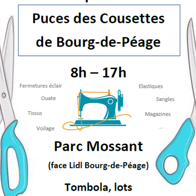 Braderie - Puces des couturières - Sam 18 septembre 2021