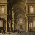 Attribué à Anthonie de Lorme et Anthonie Palamedes, L'intérieur d'une église