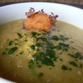 Potage de légumes au parmesan