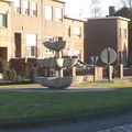 Rond-point à Vottem (Belgique)