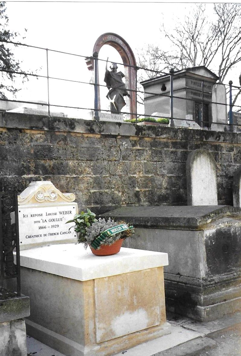Paris, Cimetière de Montmartre, tombe la Goulue (75)