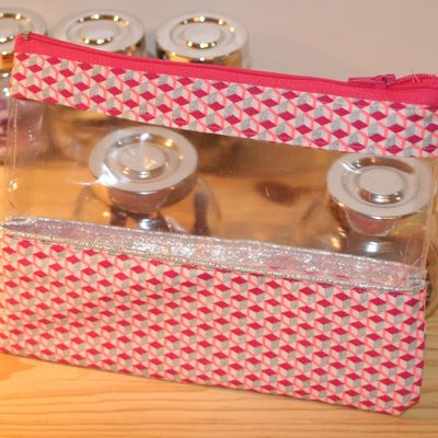 Trousse transparente home made - le tuto