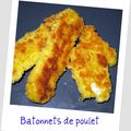 Batonnets de poulet, pas que pour les enfants !