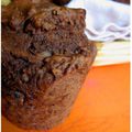 Muffins cacao-gingembre aux amandes