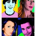 Poster Pop Art Personnalisé - 4 faces - 4 photo différentes