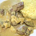 Curry de coeur de boeuf au lait de coco