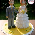 Couple de mariés (Cake Design France)