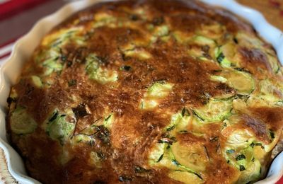 Quiche courgettes/jambon