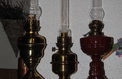 les lampes à pétrole ...