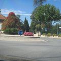 Rond-point à Chateauneuf du Rhône