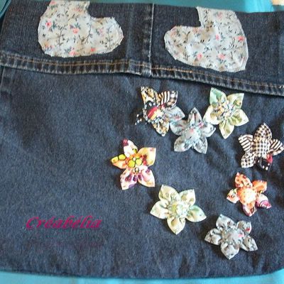 Couture: nouveau sac en jean en cours