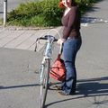 Juste un article pour mettre les photos de Christelle et moi ... sur notre vélo ... tout pourri ...