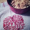 Crumble pomme et poire veggan 