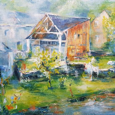 Les artistes aiment la batteuse.