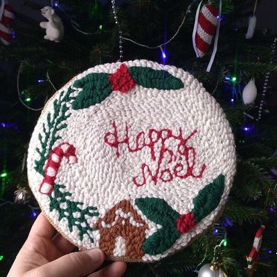 Punch Needle: Les décos de Noël 
