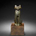 Two Thousand Year Old Cat Still Looks Cool in Gold Earrings at Bonhams' Sale of Antiquities 