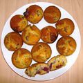 MUFFINS FRAMBOISES ET WHITE CHOCO