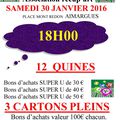 SAMEDI 30 JANVIER 2016 : loto de l'Association récup’art