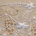 Grille de points comptés en broderie traditionnelle