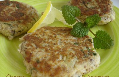 Croquettes de sardines à la mélisse