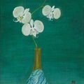 Mai Trung Thu (1906-1980), Orchids in dragon vase