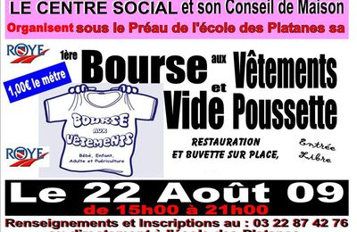 Première bourse aux vêtements