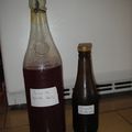 Sirop de griotte et sirop de menthe