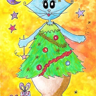 carte 4 : Chapin de Noël et cadeaux