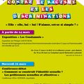 Du 14 au 25 mars : semaine d'éducation contre le racisme et les discriminations