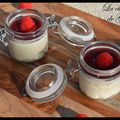 MOUSSE AU CHOCOLAT BLANC ET SON COULIS DE FRAMBOISES