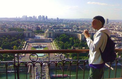 La Haut sur la Tour Eiffel