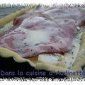 Tarte viva Italia !  Gorgonzolla, coppa, sur pâte brisée au parmesan