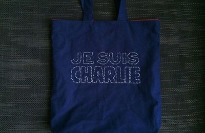 Mon sashiko Je Suis Charlie pour toujours