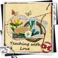 kit scrapbooking "Teaching with love"